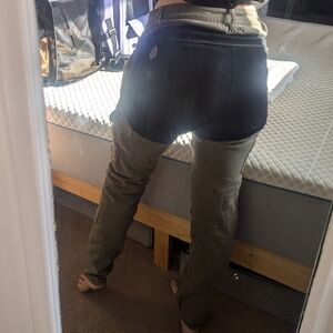 Army Green Assless Chaps Jean Pants
